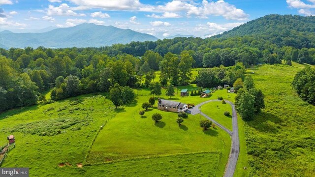 1117 Poor House Rd, Banco, VA 22711 - aerial view of mountains and a heavily wooded area