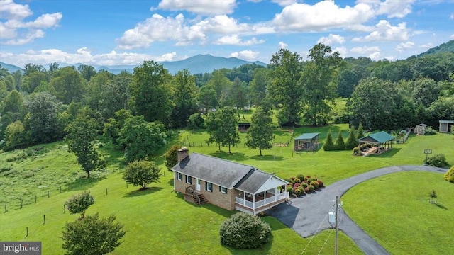 1117 Poor House Rd, Banco, VA 22711 - view of subject property featuring a mountainous background and a heavily wooded area