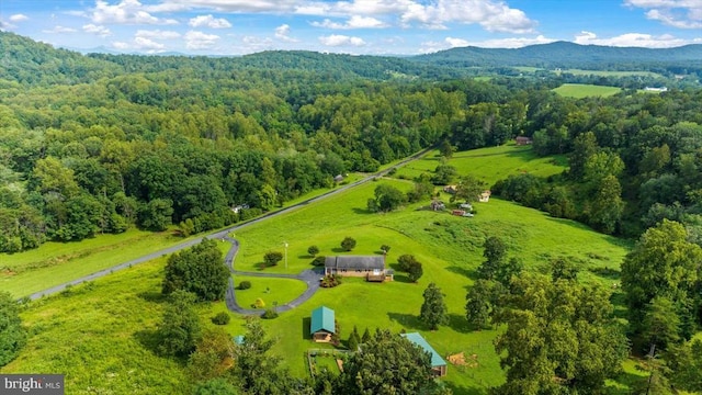 1117 Poor House Rd, Banco, VA 22711 - aerial view of a forest and a mountain backdrop