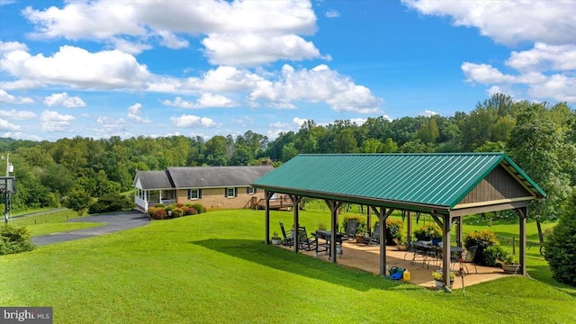 1117 Poor House Rd, Banco, VA 22711 - view of property's community with a gazebo and a lawn