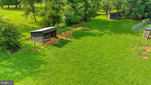 1117 Poor House Rd, Banco, VA 22711 - view of yard with an outbuilding, an exterior structure, and view of scattered trees