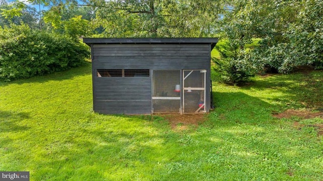 1117 Poor House Rd, Banco, VA 22711 - view of poultry coop with a lawn