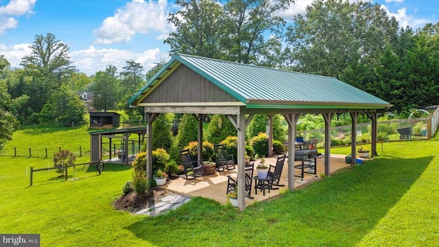 1117 Poor House Rd, Banco, VA 22711 - view of home's community with a gazebo and a patio area