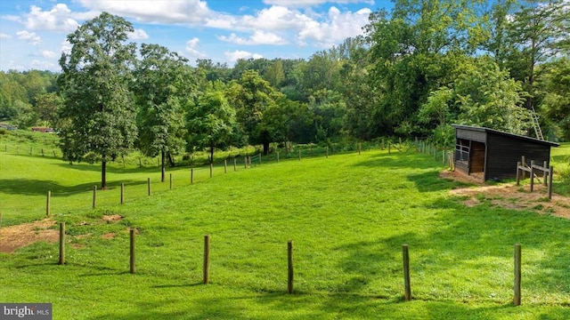 1117 Poor House Rd, Banco, VA 22711 - view of yard featuring an outdoor structure