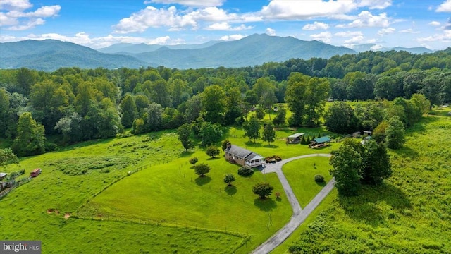 1117 Poor House Rd, Banco, VA 22711 - overview of rural landscape featuring a mountain backdrop