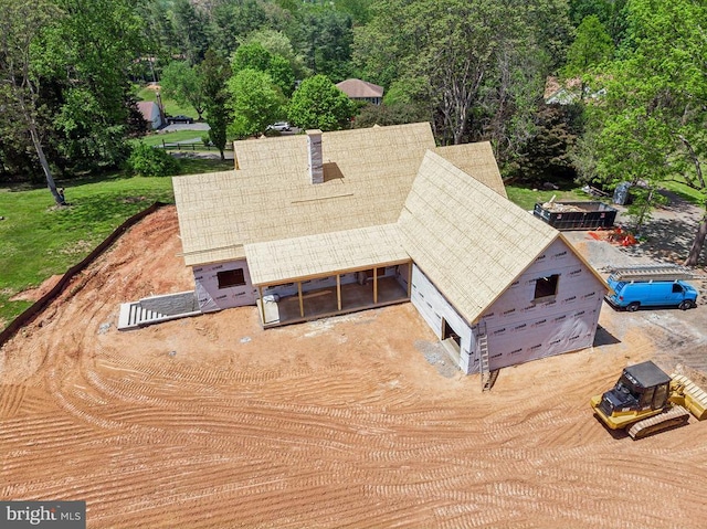  - view from above of property