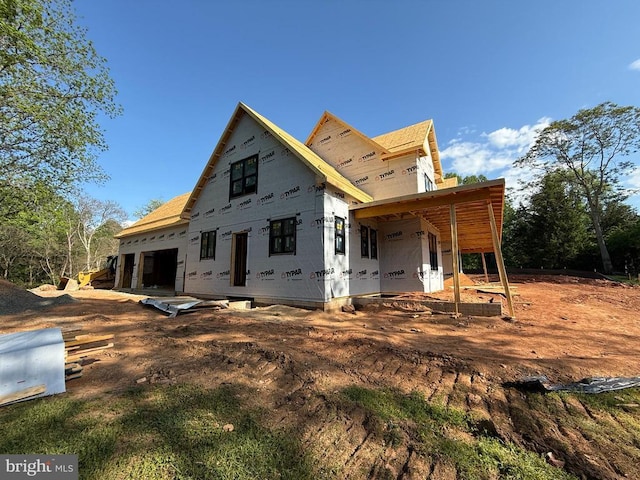  - view of rear view of house