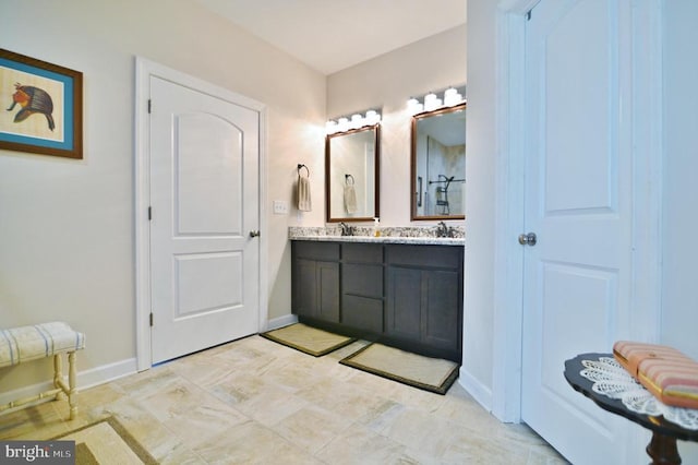 1835 Mill Creek Xrds, Luray, VA 22835 - bathroom with double vanity and baseboards