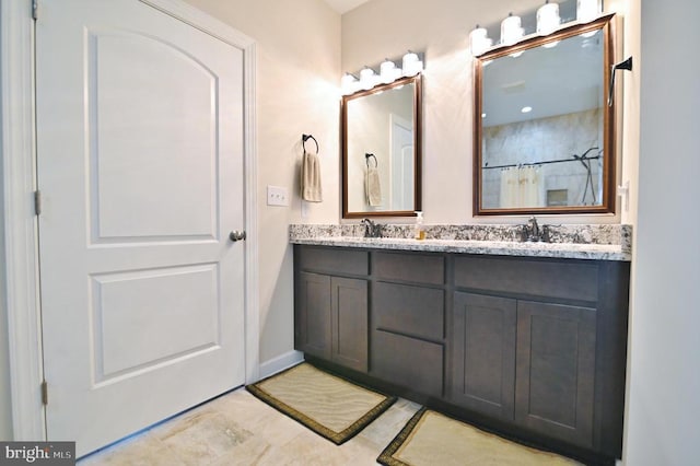 1835 Mill Creek Xrds, Luray, VA 22835 - full bathroom featuring double vanity and a shower with curtain