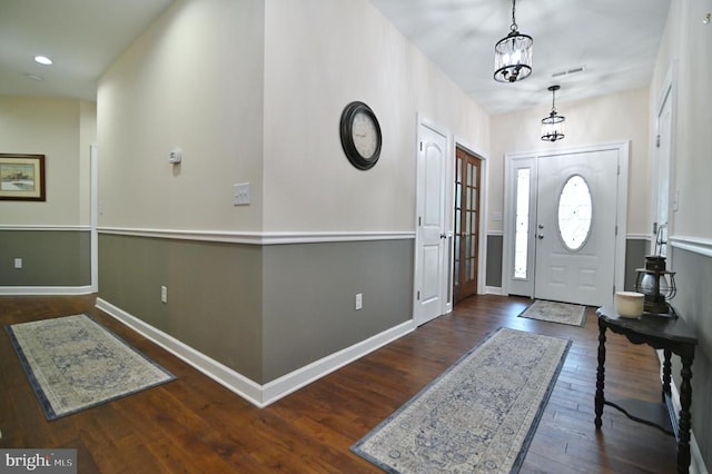 1835 Mill Creek Xrds, Luray, VA 22835 - foyer with baseboards and wood finished floors