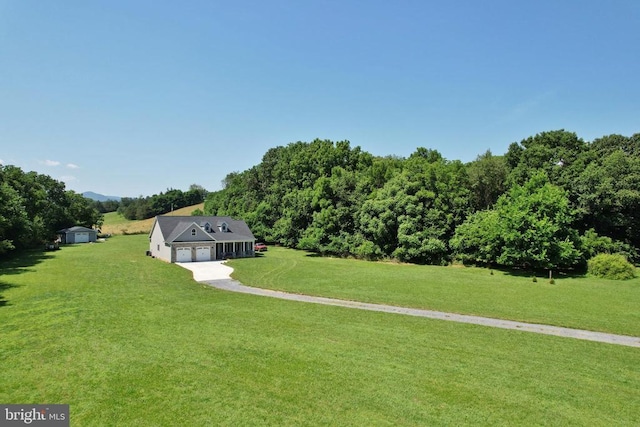 1835 Mill Creek Xrds, Luray, VA 22835 - view of green lawn featuring driveway and an outbuilding