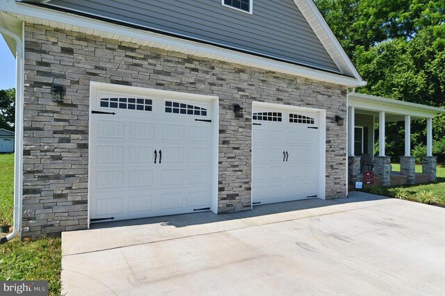 1835 Mill Creek Xrds, Luray, VA 22835 - garage featuring driveway