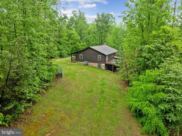468 George James Loop, Radiant, VA 22732 - bird's eye view with a forest view