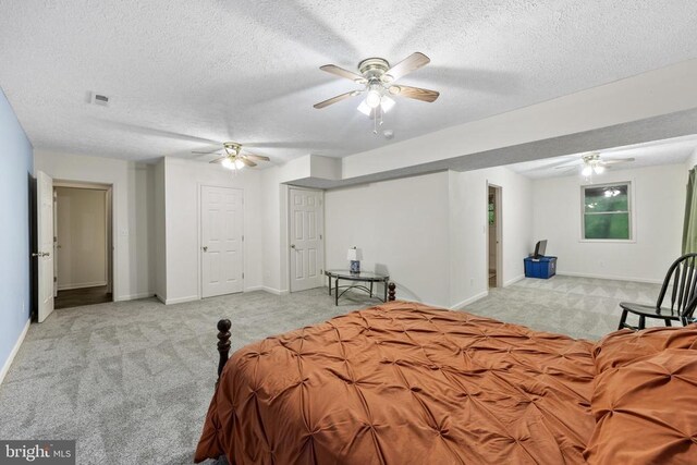 468 George James Loop, Radiant, VA 22732 - carpeted bedroom with baseboards, visible vents, and a textured ceiling