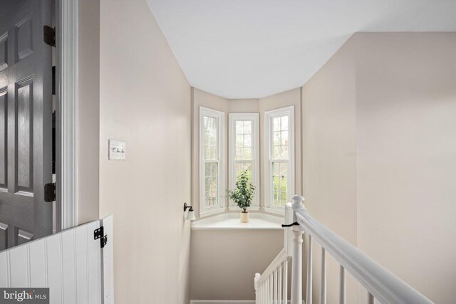 view of staircase