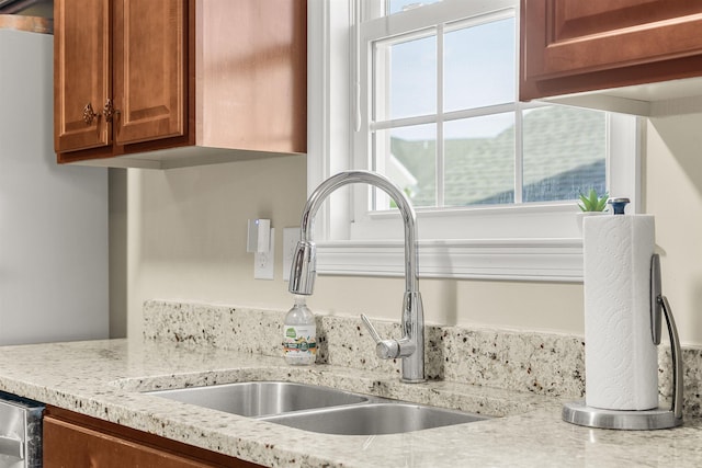 109 Beauregard Dr, Staunton, VA 24401 - kitchen view of brown cabinetry and light stone counters