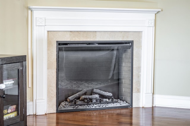 109 Beauregard Dr, Staunton, VA 24401 - detailed view of a high end fireplace and wood finished floors