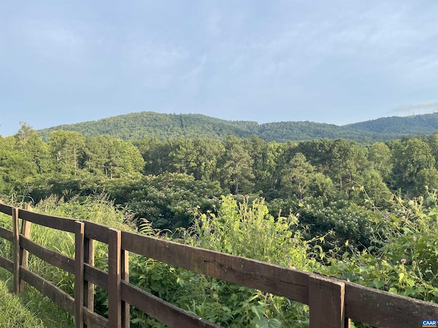 1606 Monticello Ave Unit G, Charlottesville, VA 22902 - mountain view featuring a heavily wooded area