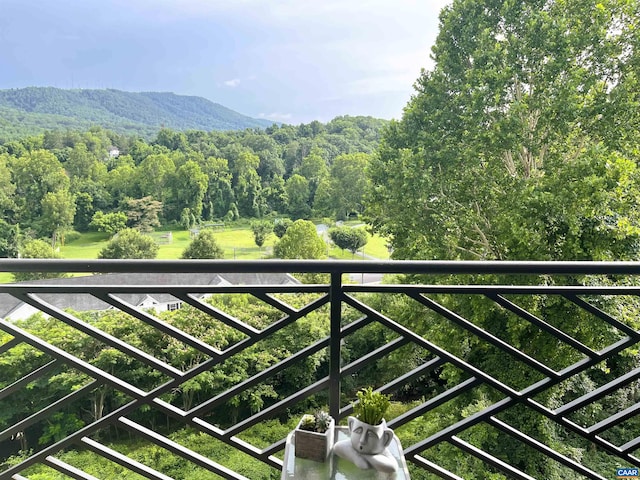 1606 Monticello Ave Unit G, Charlottesville, VA 22902 - view of mountain background featuring a heavily wooded area