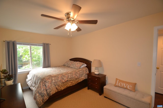 1606 Monticello Ave Unit G, Charlottesville, VA 22902 - bedroom with carpet floors and a ceiling fan