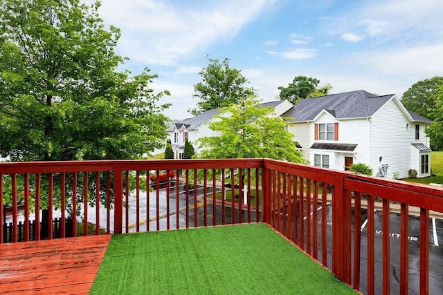2387 King Arthurs Ct, Harrisonburg, VA 22801 - deck with a residential view