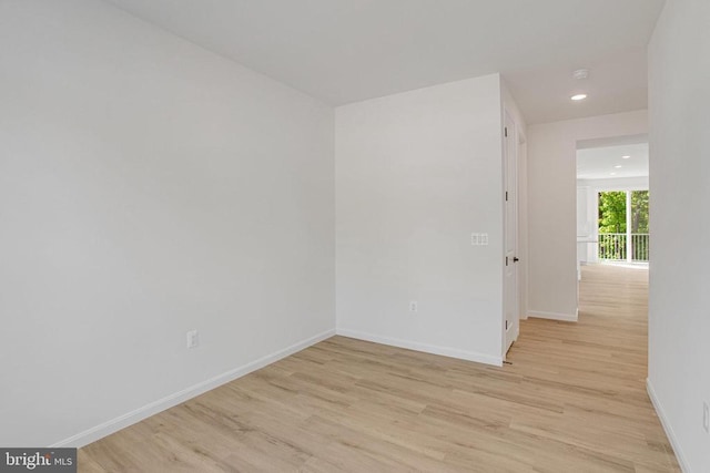 35614 Pine Needle Ln, Locust Grove, VA 22508 - empty room with light wood-style flooring, baseboards, and recessed lighting