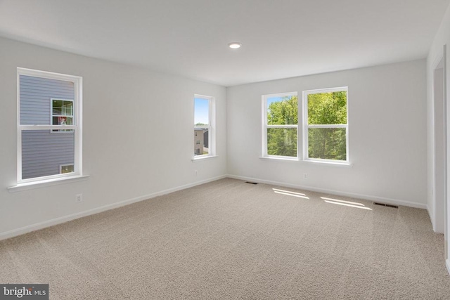 35614 Pine Needle Ln, Locust Grove, VA 22508 - empty room featuring baseboards, carpet floors, and recessed lighting