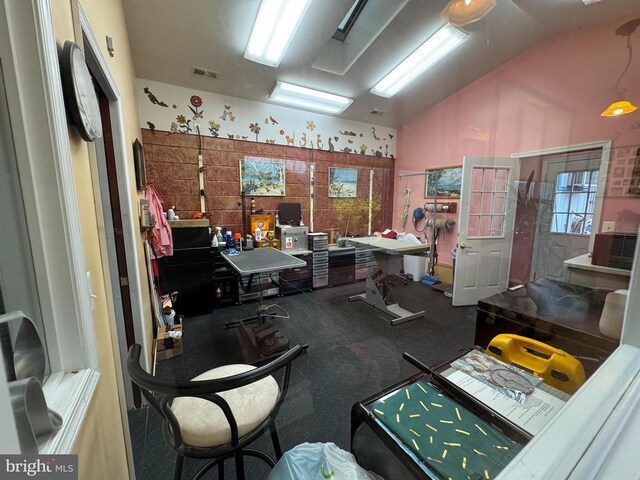 20 Victory Ln, Castleton, VA 22716 - office space featuring vaulted ceiling and carpet flooring