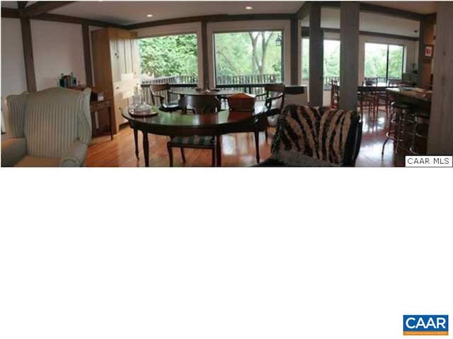 301 Gillums Ridge Rd, Charlottesville, VA 22903 - dining space featuring wood finished floors