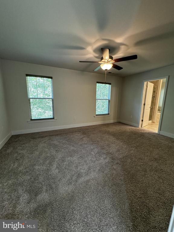 102 Monroe St, Locust Grove, VA 22508 - spare room featuring a ceiling fan and carpet