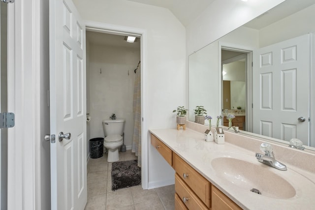 11 Tradewind Cir, Fishersville, VA 22939 - bathroom featuring toilet, vanity, tile patterned flooring, and baseboards