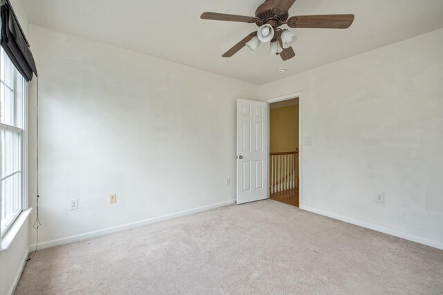 11 Tradewind Cir, Fishersville, VA 22939 - unfurnished room featuring plenty of natural light, light carpet, and ceiling fan