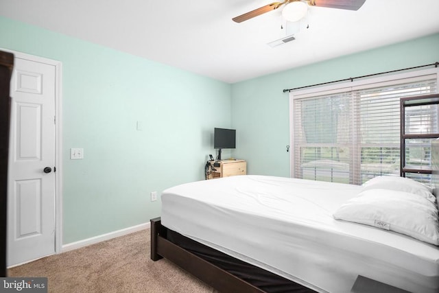 167 Fairview Rd, Louisa, VA 23093 - bedroom featuring carpet and a ceiling fan