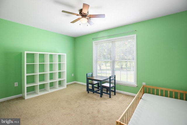 167 Fairview Rd, Louisa, VA 23093 - carpeted bedroom with multiple windows and ceiling fan