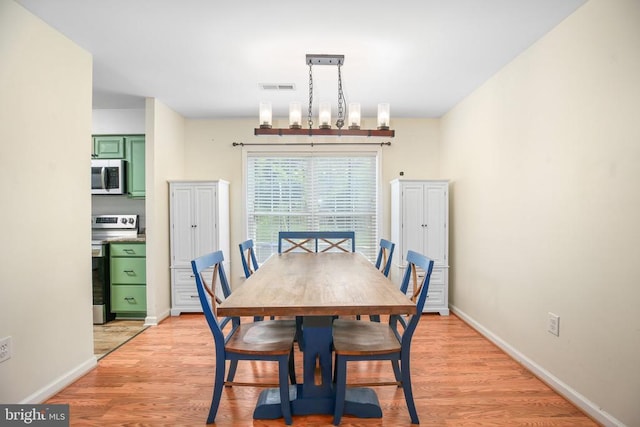 167 Fairview Rd, Louisa, VA 23093 - dining space featuring light wood-style flooring and baseboards