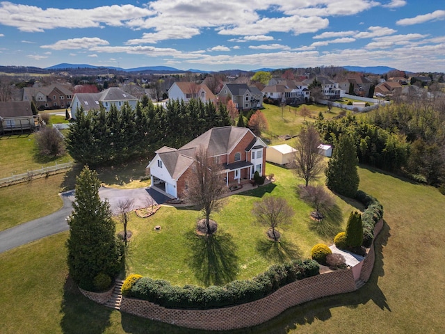 635 Long Meadow Rd, Fishersville, VA 22939 - bird's eye view featuring a residential view