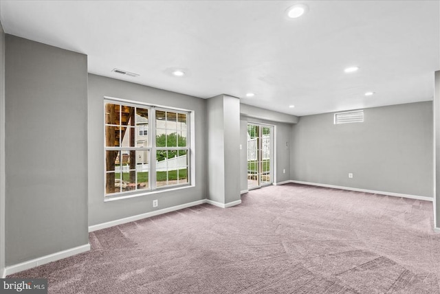 6903 Quitman Dr, Fredericksburg, VA 22407 - spare room with recessed lighting, carpet, and baseboards