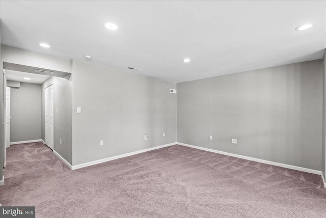 6903 Quitman Dr, Fredericksburg, VA 22407 - carpeted empty room featuring recessed lighting and baseboards