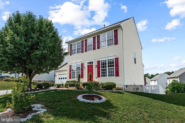 6903 Quitman Dr, Fredericksburg, VA 22407 - colonial inspired home featuring a garage