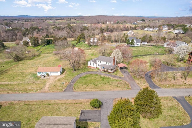 aerial overview of property's location