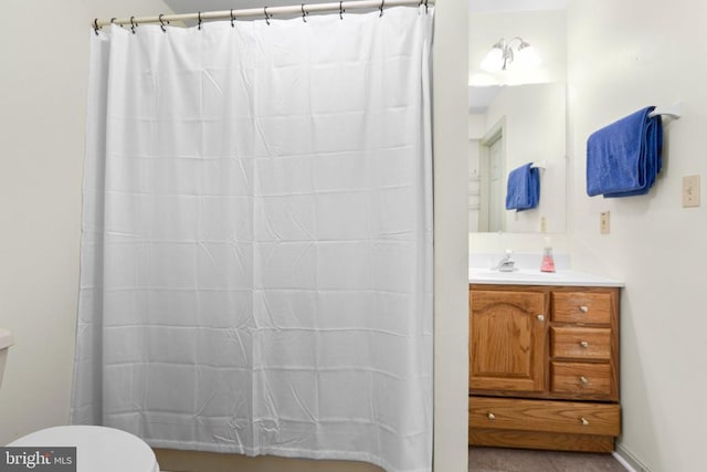 1550 Clover Dr, Fredericksburg, VA 22407 - full bath featuring vanity and a shower with curtain