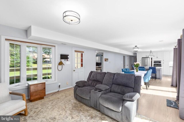 1550 Clover Dr, Fredericksburg, VA 22407 - living area with light wood finished floors and baseboards