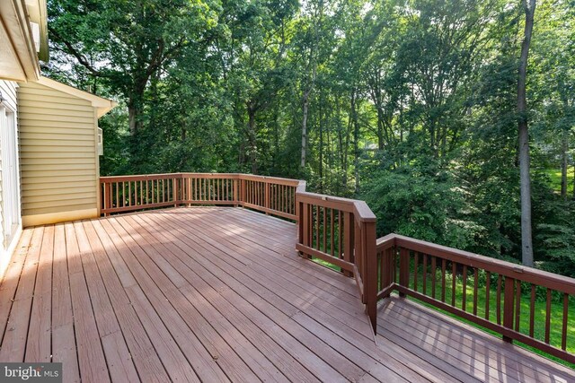 1550 Clover Dr, Fredericksburg, VA 22407 - view of wooden deck