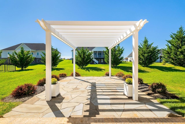 325 Petros Dr, Waynesboro, VA 22980 - view of patio / terrace with a pergola