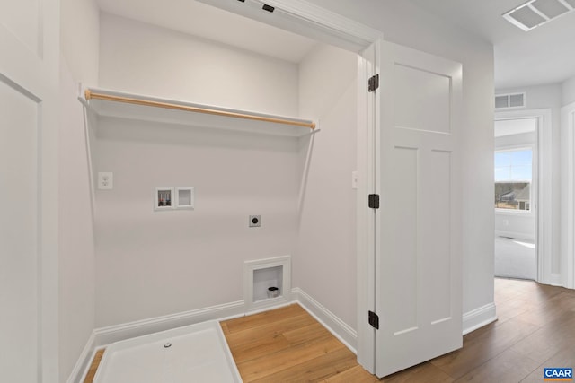 57 Hilah Ln, Charlottesville, VA 22901 - laundry room with laundry area, visible vents, electric dryer hookup, and hookup for a washing machine