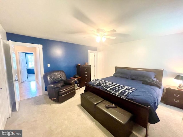 264 Fairfield Dr, Warrenton, VA 20186 - carpeted bedroom featuring a ceiling fan
