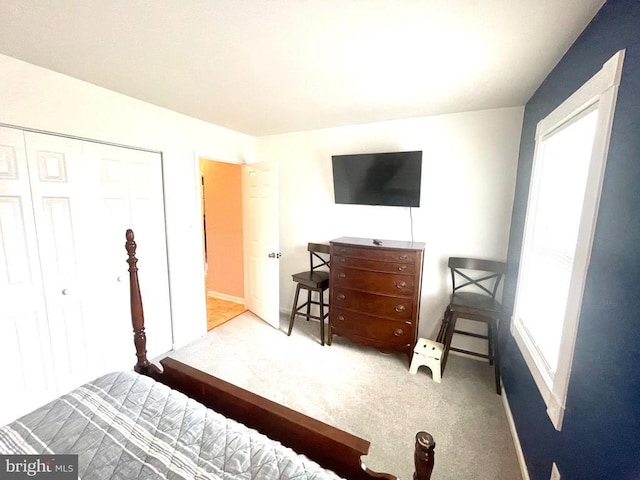 264 Fairfield Dr, Warrenton, VA 20186 - bedroom featuring a closet and carpet floors