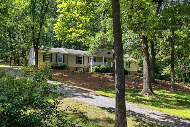 2035 Lee Jackson Hwy, Staunton, VA 24401 - view of front of property with covered porch and driveway