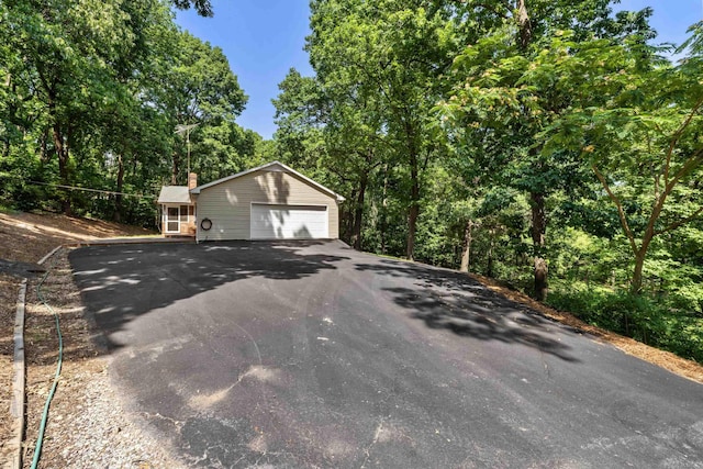 2035 Lee Jackson Hwy, Staunton, VA 24401 - view of front facade with a chimney and a detached garage