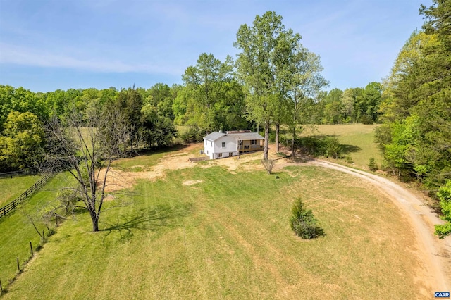 1867 Stage Junction Rd, Columbia, VA 23038 - aerial view of sparsely populated area featuring a heavily wooded area